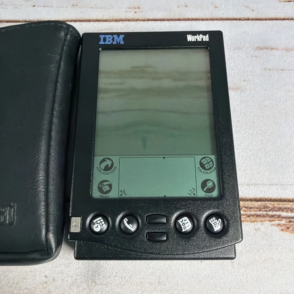 RARE IBM WorkPad Gen 1 8602-10U PDA with Case USA Made Tested